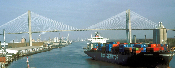 Bridge over the Port of Savannah
