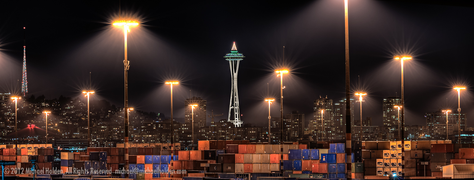 Containers at Seattle port