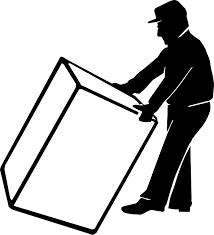 guy moving a box